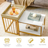 Nesting Coffee Table Set of 2 for Living Room