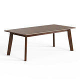Rectangular Modern Wooden Coffee Table with Rubber Leg