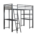 Hadley Twin Workstation Loft Bed Youth Bunk Bed