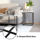 3-Piece Modern Faux Marble Coffee Table Set for Living Room