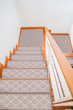 Context Escalade Collection Modern Soft Cozy Non Slip 13-piece Stair Treads with Landing Mat