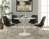 Lowry Round Dining Table White