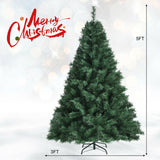 5 Feet Artificial Christmas Tree with 410 PVC Tips