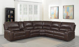 Not Assigned Brunson Brown 3 Pc Motion Sectional