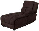 Brown Albany Motion Raf Power Chaise