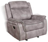 Lawrence Taupe Glider Recliner