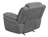 Charcoal Glider Recliner