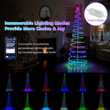 6 Feet Light up Spiral Christmas Tree with Tree Top Star