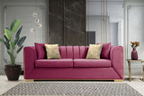 Armony Sofa & Loveseat - Velvet Upholstery