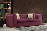 Armony Sofa & Loveseat - Velvet Upholstery