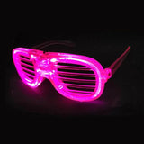 Christmas Blinds With Lights Luminous Glasses LED Light Party Decorations Glitter For Party Bar