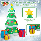 Inflatable Christmas Tree with 3 Gift Wrapped Boxes
