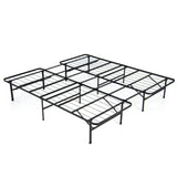 Queen/King Size Folding Steel Bed Frame for Kids Teens and Adults