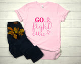 Go Fight CureBreast Cancer T-shirt