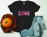 Hope Faith Love Breast Cancer T-shirt