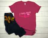 I Believe In Miracles Breast Cancer T-shirt