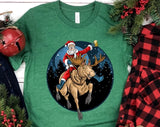 Drunk Santa Christmas T-shirt