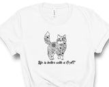 Life Is Better With A Cat T-shirt