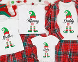 Elf Family Christmas T-shirt