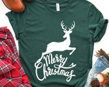 Reindeer Merry Christmas T-shirt