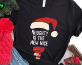 Naughty is the New Nice Christmas T-shirt