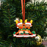 New Elk Pendant Ornament Decoration Christmas Tree Decorations Ornament Family Outdoor Xmas Hanging